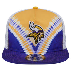 Minnesota Vikings New Era Throwback Dye Golfer Snapback Hat Gold/Purple - NFL