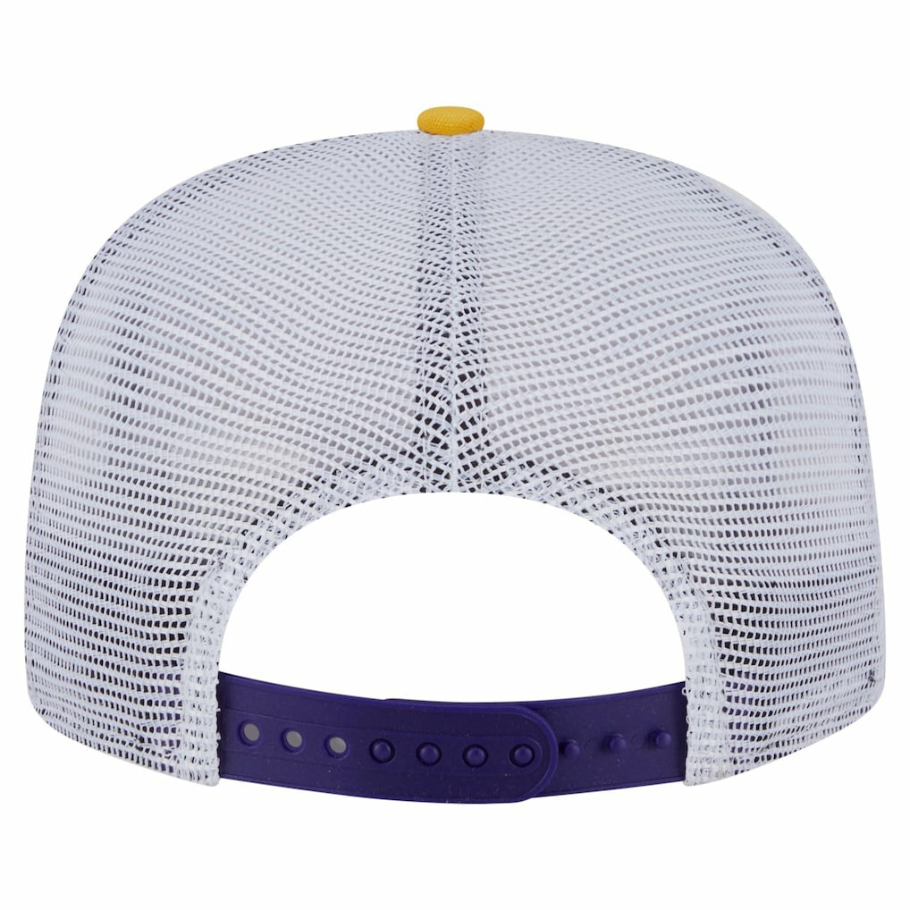 Minnesota Vikings New Era Throwback Dye Golfer Snapback Hat Gold/Purple - NFL