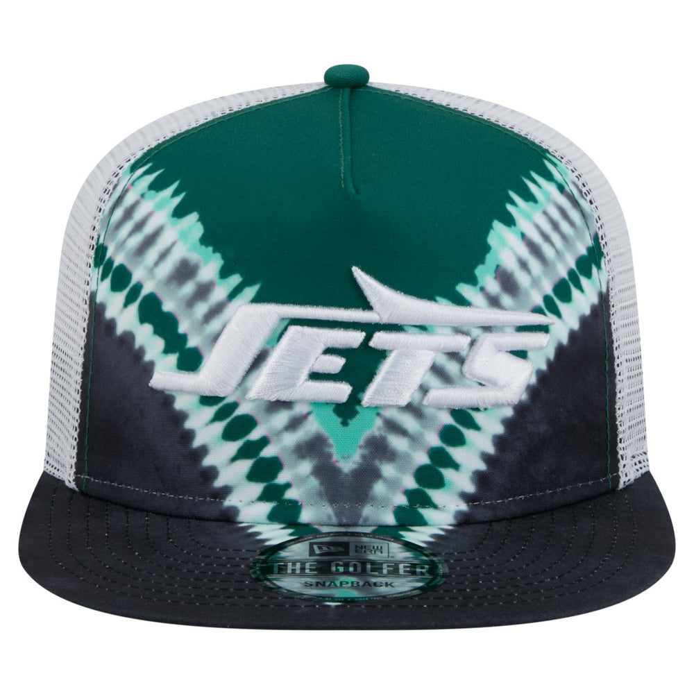 New York Jets New Era Throwback Dye Golfer Snapback Hat Green/Black - NFL
