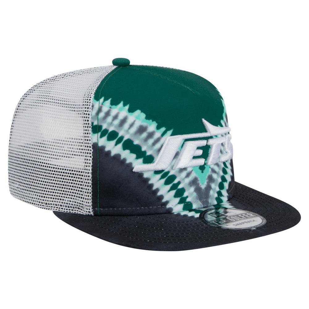 New York Jets New Era Throwback Dye Golfer Snapback Hat Green/Black - NFL
