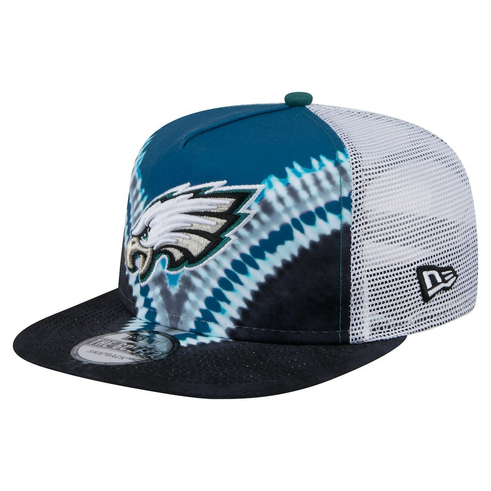Philadelphia Eagles New Era Throwback Dye Golfer Snapback Hat Midnight Green/Black - NFL