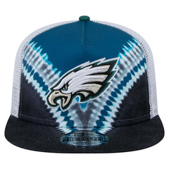 Philadelphia Eagles New Era Throwback Dye Golfer Snapback Hat Midnight Green/Black - NFL
