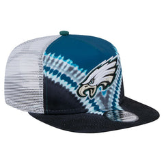 Philadelphia Eagles New Era Throwback Dye Golfer Snapback Hat Midnight Green/Black - NFL