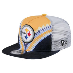 Pittsburgh Steelers New Era Throwback Dye Golfer Snapback Hat Gold/Black - NFL