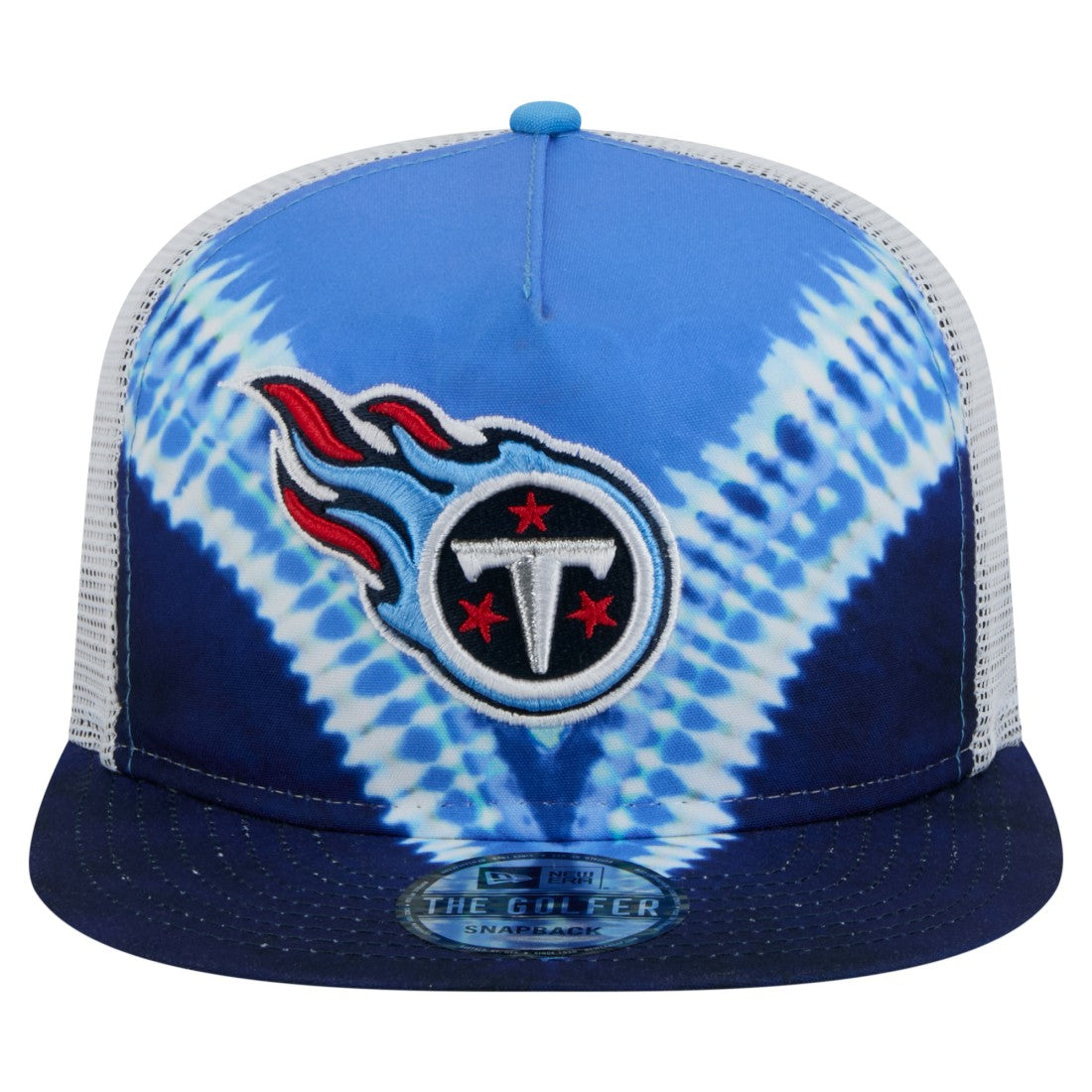 Tennessee Titans New Era Throwback Dye Golfer Snapback Hat Light Blue/Navy - NFL