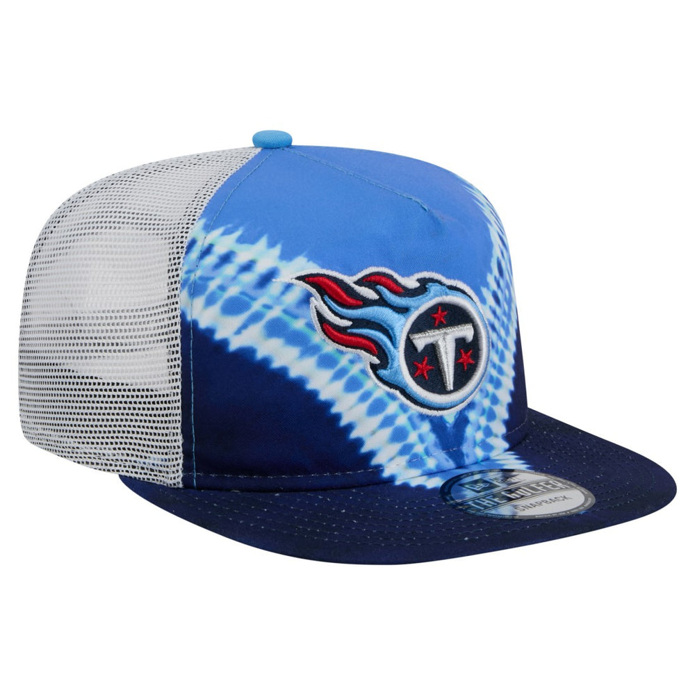 Tennessee Titans New Era Throwback Dye Golfer Snapback Hat Light Blue/Navy - NFL
