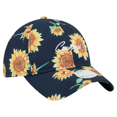 Dallas Cowboys New Era Women's Adventure Sunflower 9TWENTY Adjustable Hat Navy - NFL