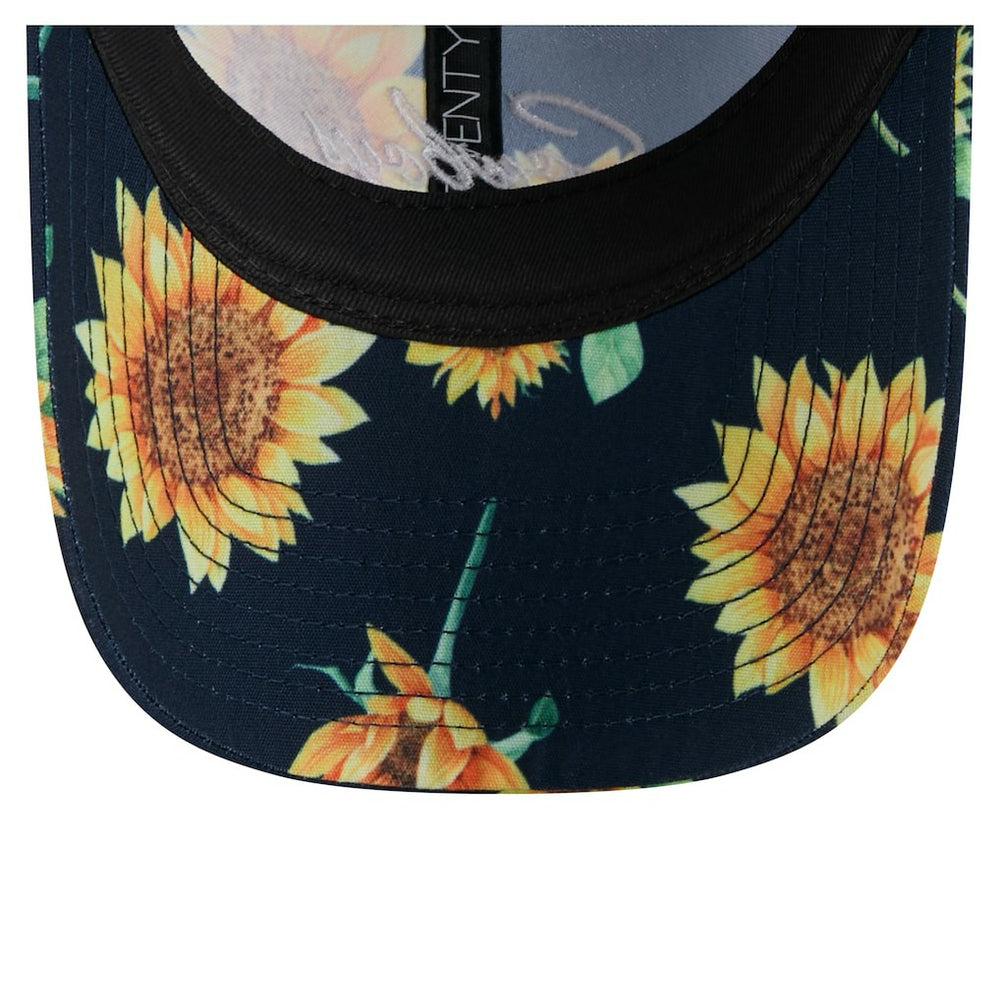 Dallas Cowboys New Era Women's Adventure Sunflower 9TWENTY Adjustable Hat Navy - NFL