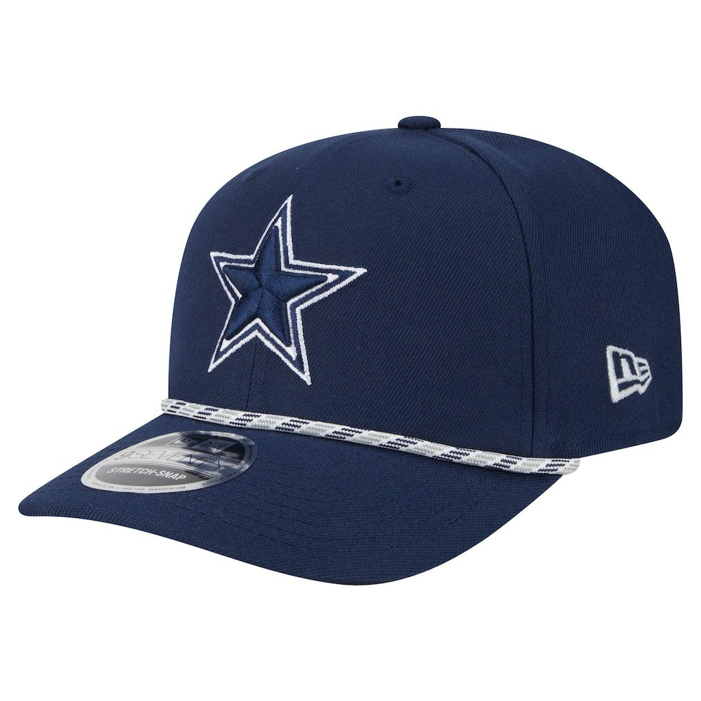 Dallas Cowboys New Era Gameday Multi Rope 9SEVENTY Stretch-Snap Hat Navy - NFL