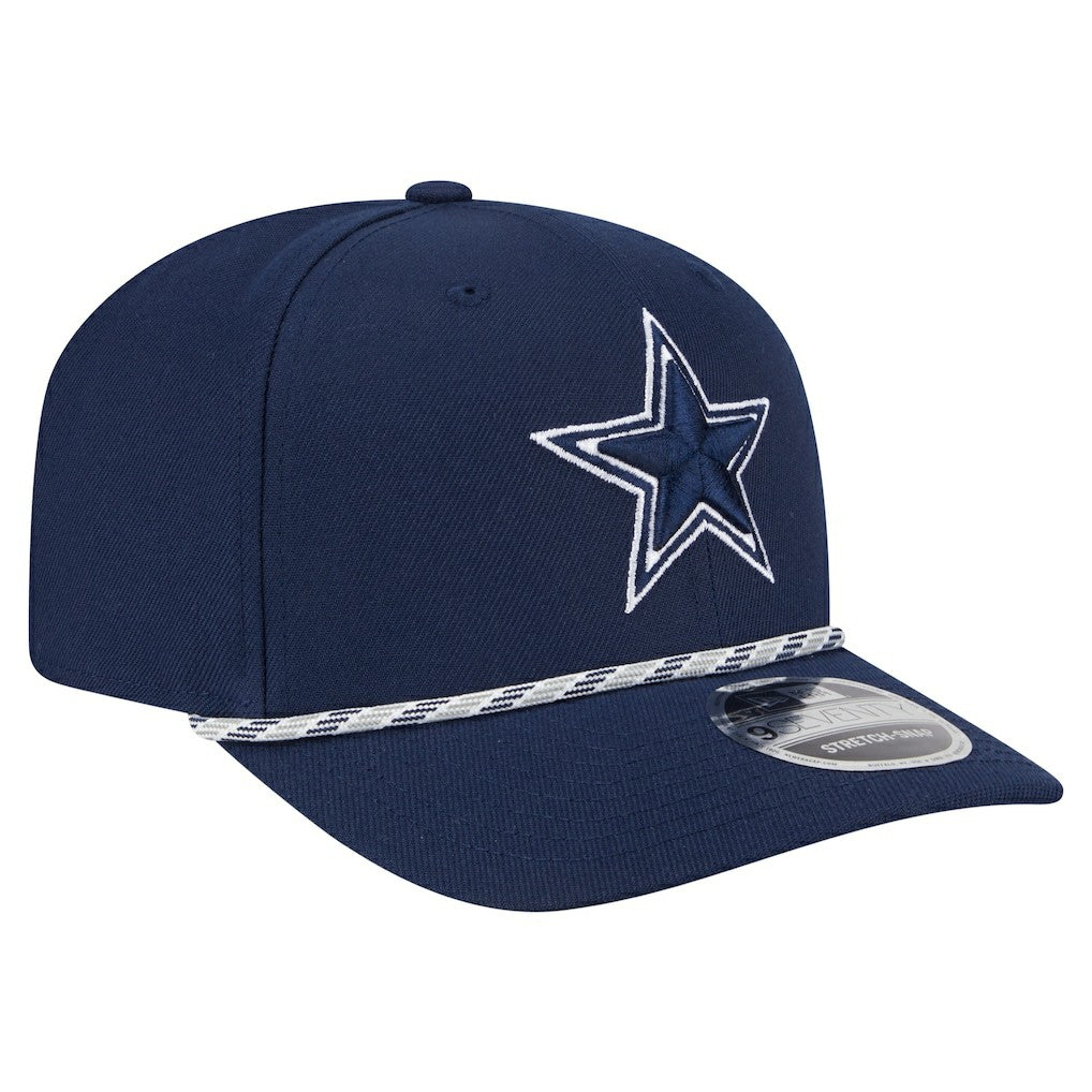 Dallas Cowboys New Era Gameday Multi Rope 9SEVENTY Stretch-Snap Hat Navy - NFL