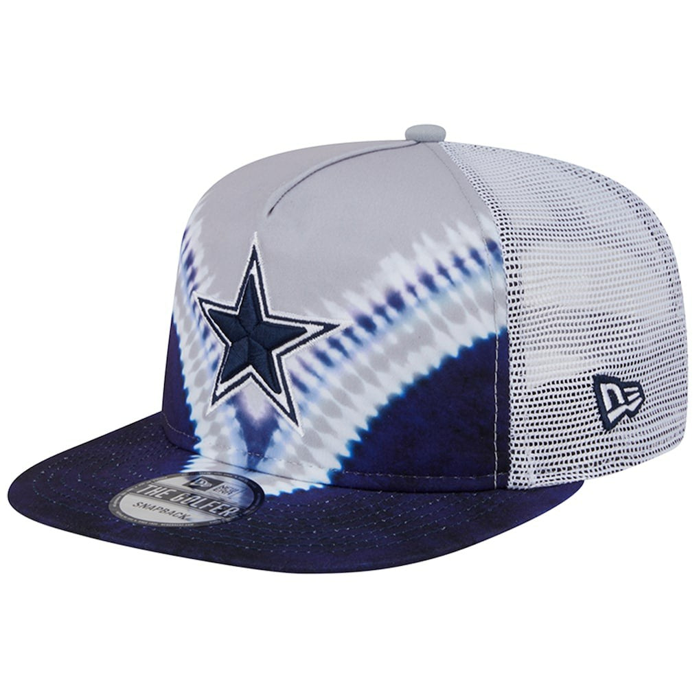 Dallas Cowboys New Era Throwback Dye Golfer Snapback Hat Gray/Navy - NFL