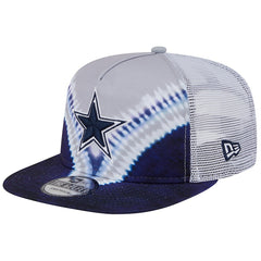 Dallas Cowboys New Era Throwback Dye Golfer Snapback Hat Gray/Navy - NFL