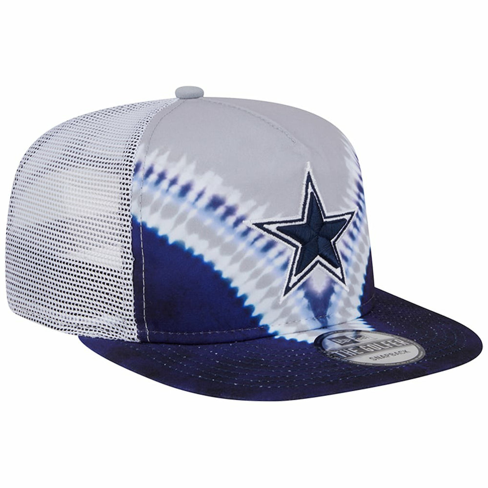 Dallas Cowboys New Era Throwback Dye Golfer Snapback Hat Gray/Navy - NFL