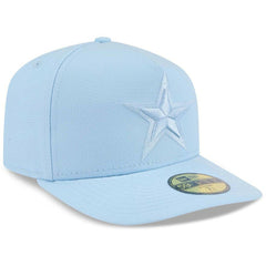 Dallas Cowboys New Era Color Pack A-Frame 59FIFTY Fitted Hat Light Blue - NFL