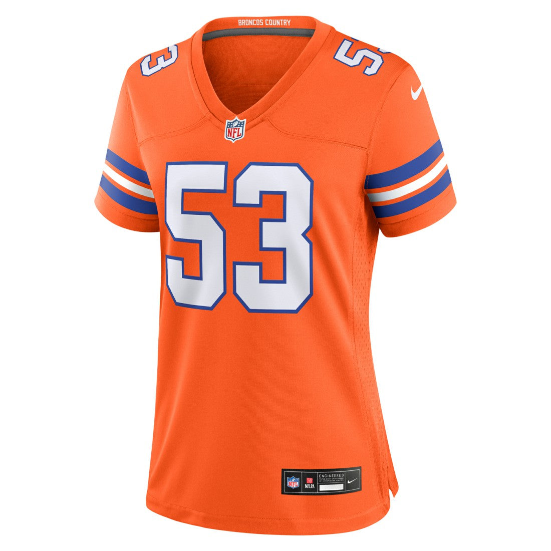 Randy Gradishar Denver Broncos Women's Mile High Collection 1977 Throwback Retired Player Game Jersey Orange - Nike