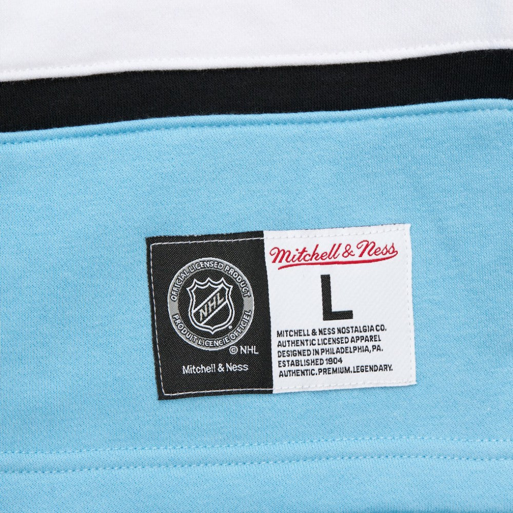 Utah Hockey Club Mitchell & Ness Heritage Lace-Up Pullover Sweatshirt Black