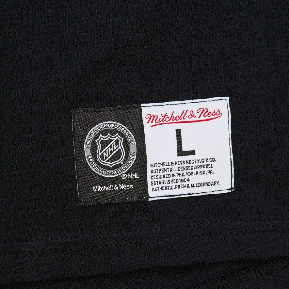 Utah Hockey Club Mitchell & Ness Legendary Slub Long Sleeve Raglan T-Shirt Black/Light Blue