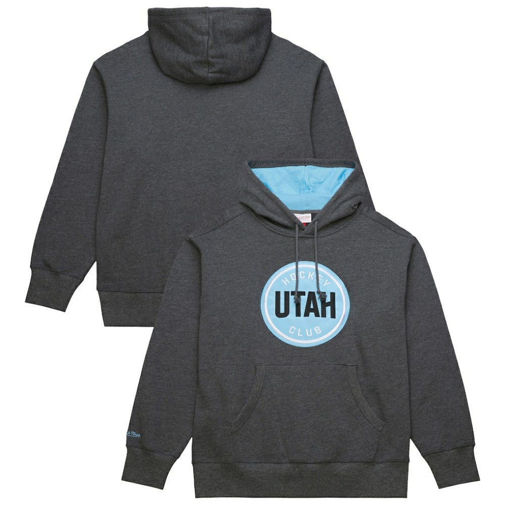 Utah Hockey Club Mitchell & Ness Playoff Pullover Hoodie Anthracite