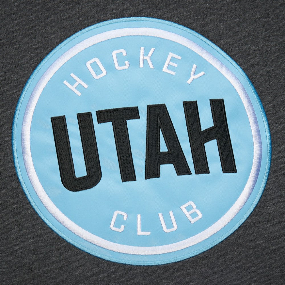 Utah Hockey Club Mitchell & Ness Playoff Pullover Hoodie Anthracite