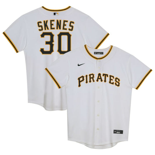 Paul Skenes Pittsburgh Pirates Nike Preschool Home Replica Player Jersey - White | MLB Jerseys