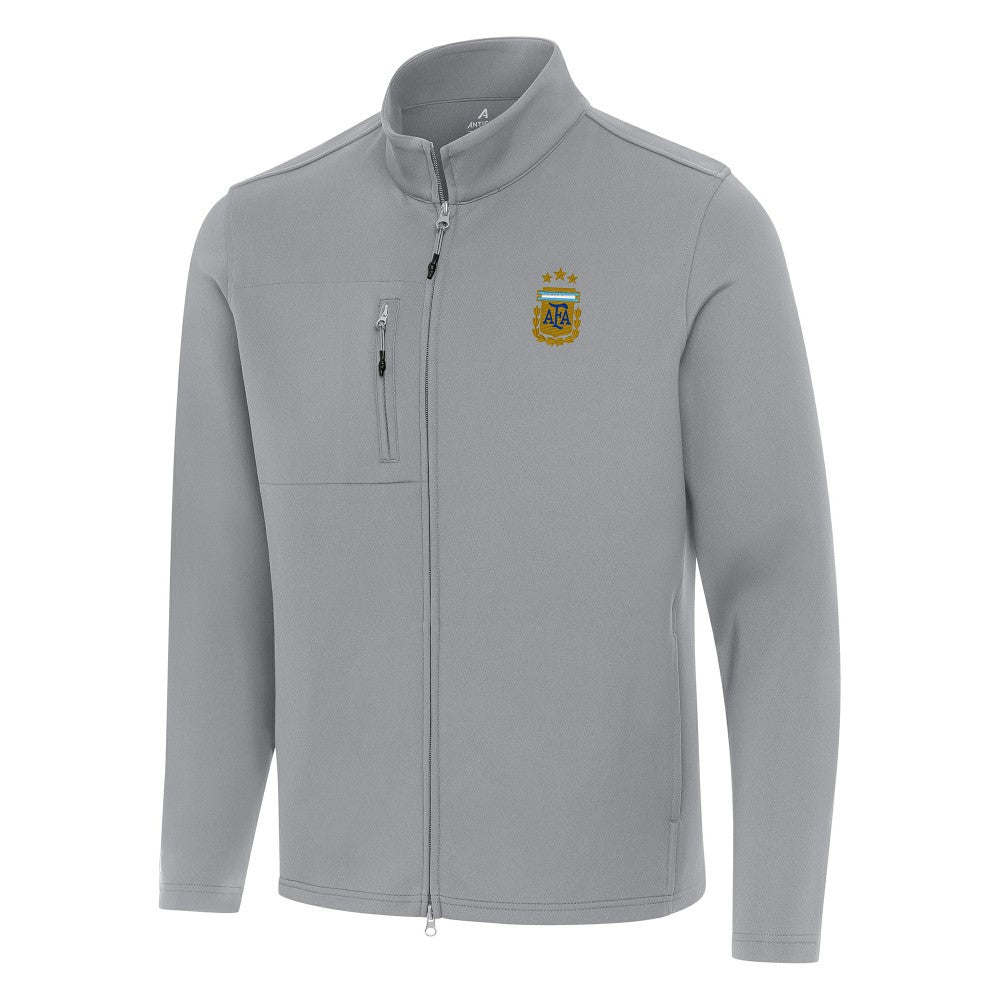 Argentina National Team Antigua Objection Full-Zip Jacket - Gray