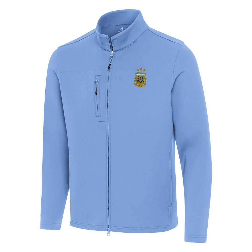 Argentina National Team Antigua Objection Full-Zip Jacket - Powder Blue