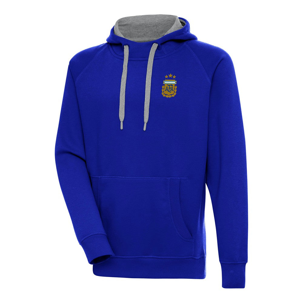 Argentina National Team Antigua Victory Pullover Hoodie - Royal