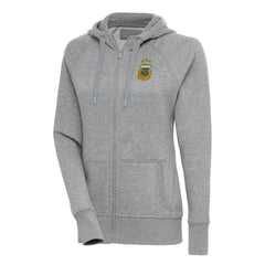 Argentina National Team Antigua Women's Victory Full-Zip Hoodie - Heather Gray