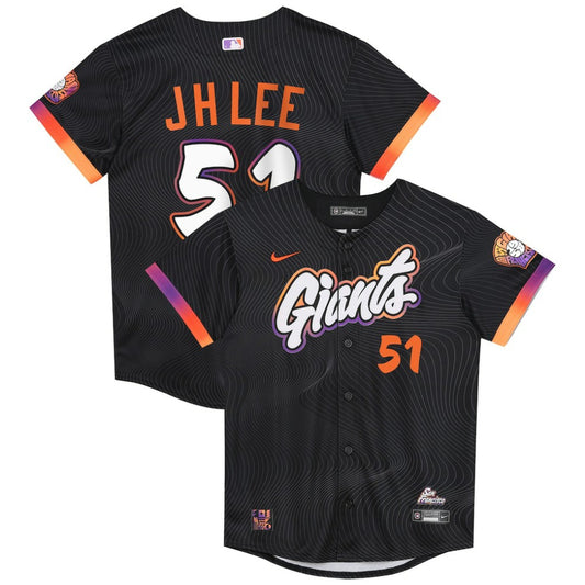 Jung Hoo Lee San Francisco Giants Nike Preschool 2025 City Connect Limited Player Jersey - Anthracite | MLB Jerseys