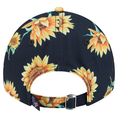 Houston Texans New Era Women's Adventure Sunflower 9TWENTY Adjustable Hat Navy - NFL