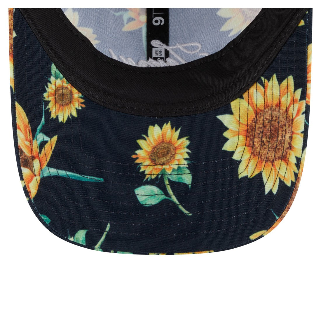Houston Texans New Era Women's Adventure Sunflower 9TWENTY Adjustable Hat Navy - NFL