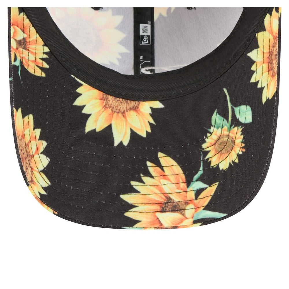 Baltimore Ravens New Era Women's Adventure Sunflower 9TWENTY Adjustable Hat Black - NFL