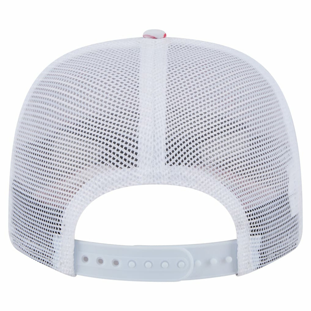 Miami Dolphins New Era Adventure Flamingo Pattern 9SEVENTY Stretch-Snap Hat White - NFL