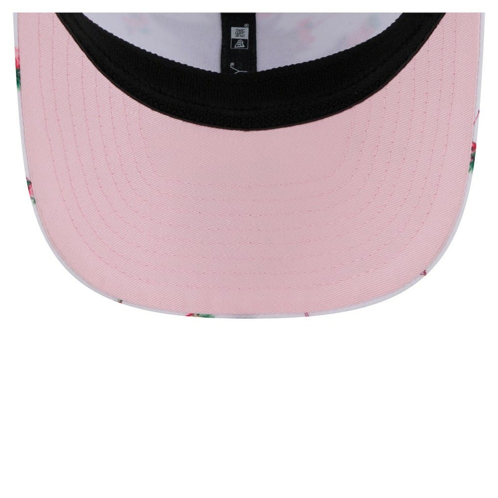 Miami Dolphins New Era Adventure Flamingo Pattern 9SEVENTY Stretch-Snap Hat White - NFL