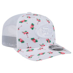 San Francisco 49ers New Era Adventure Flamingo Pattern 9SEVENTY Stretch-Snap Hat White - NFL