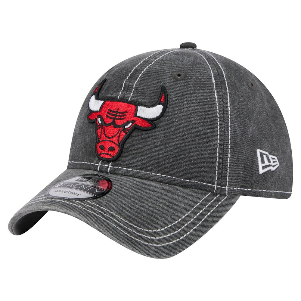 New Era - Chicago Bulls Pigment Dyed 9TWENTY Adjustable Hat - Black