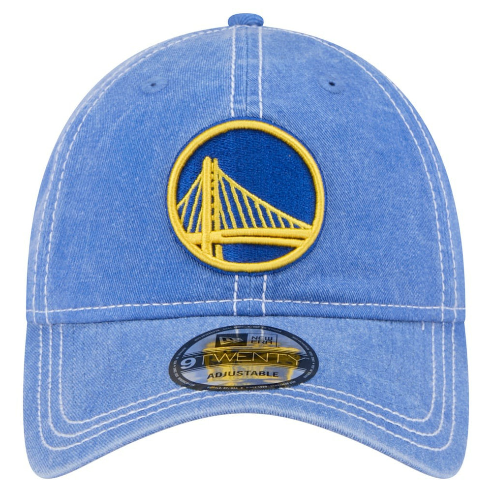 New Era - Golden State Warriors Pigment Dyed 9TWENTY Adjustable Hat - Royal