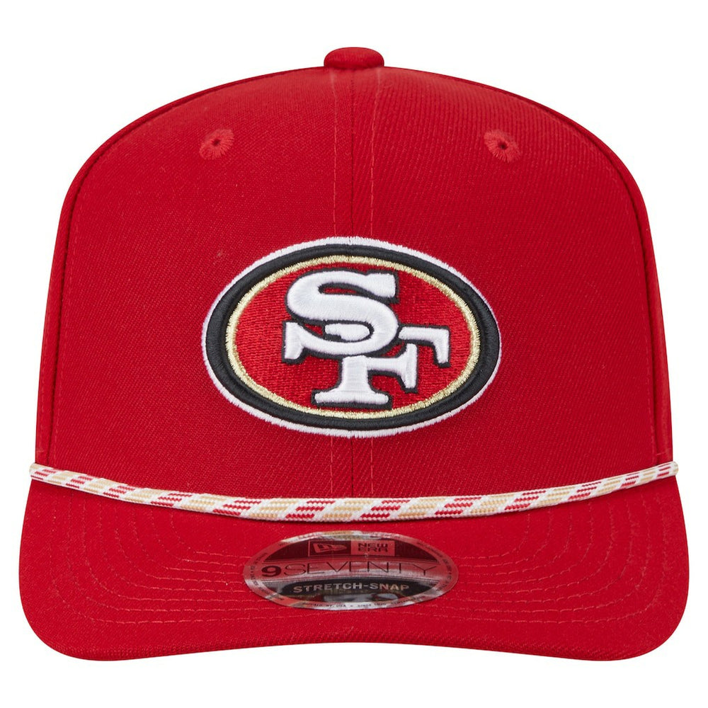 San Francisco 49ers New Era Gameday Multi Rope 9SEVENTY Stretch-Snap Hat Scarlet - NFL