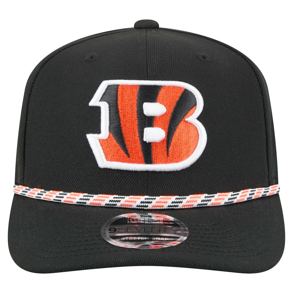 Cincinnati Bengals New Era Gameday Multi Rope 9SEVENTY Stretch-Snap Hat Black - NFL