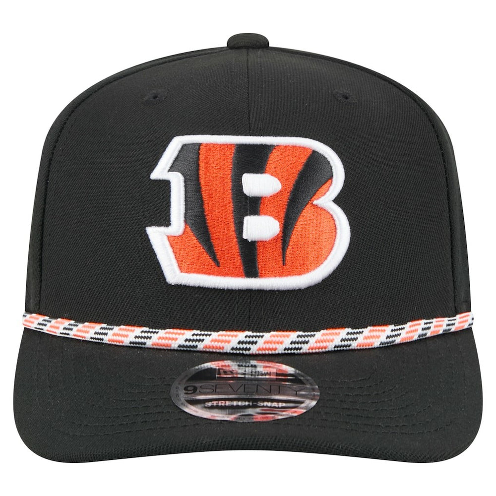 Cincinnati Bengals New Era Gameday Multi Rope 9SEVENTY Stretch-Snap Hat Black - NFL