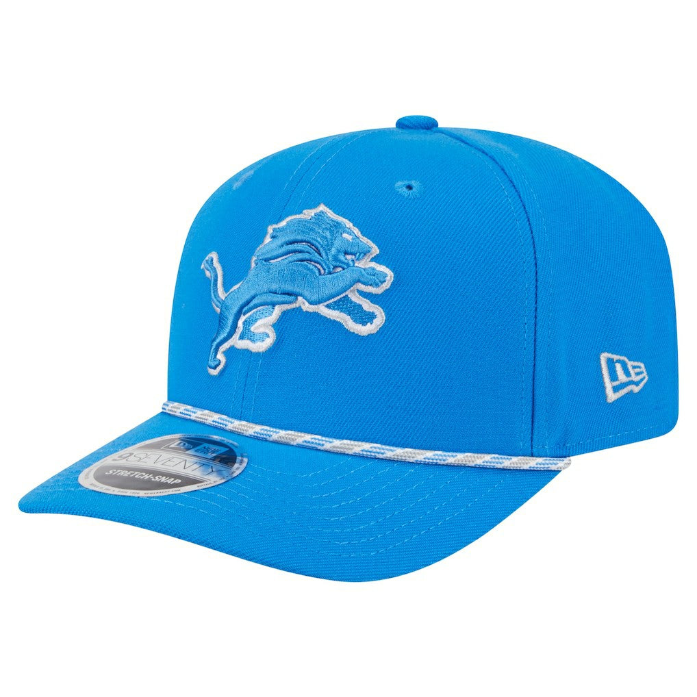 Detroit Lions New Era Gameday Multi Rope 9SEVENTY Stretch-Snap Hat Blue - NFL