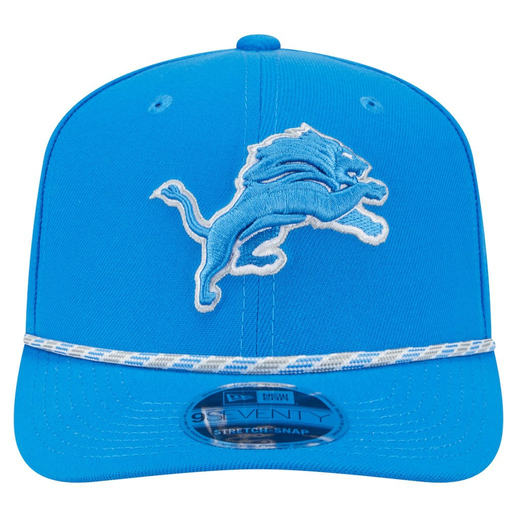 Detroit Lions New Era Gameday Multi Rope 9SEVENTY Stretch-Snap Hat Blue - NFL