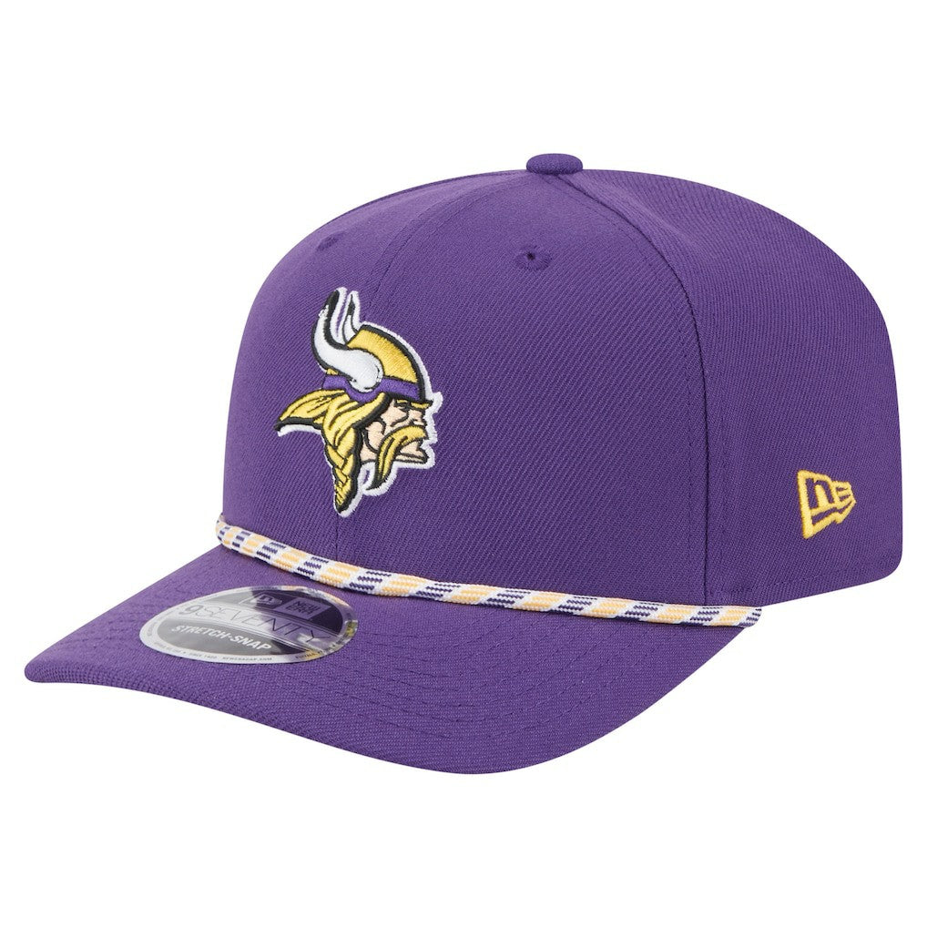 Minnesota Vikings New Era Gameday Multi Rope 9SEVENTY Stretch-Snap Hat Purple - NFL