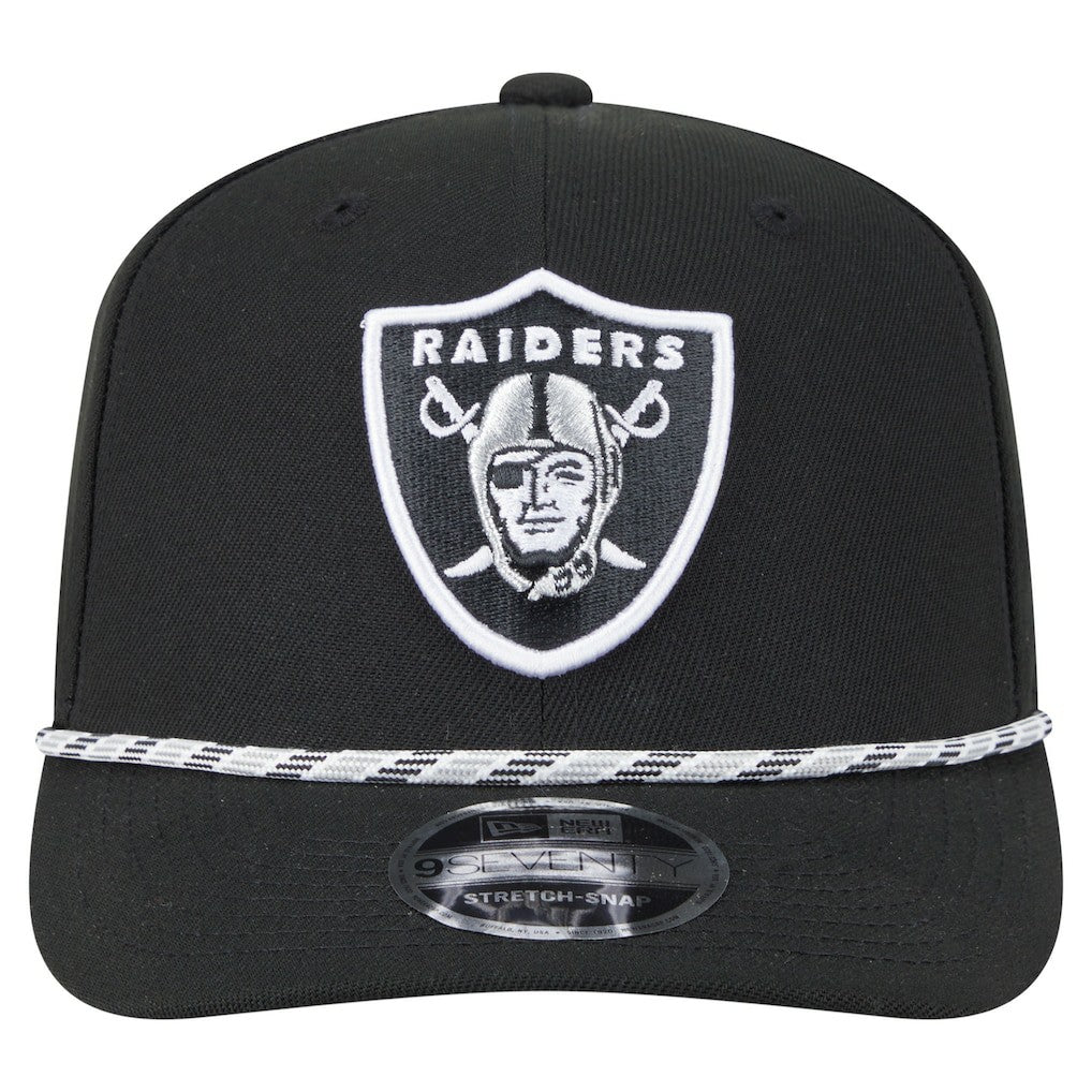 Las Vegas Raiders New Era Gameday Multi Rope 9SEVENTY Stretch-Snap Hat Black - NFL