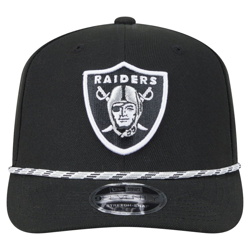 Las Vegas Raiders New Era Gameday Multi Rope 9SEVENTY Stretch-Snap Hat Black - NFL