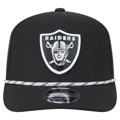 Las Vegas Raiders New Era Gameday Multi Rope 9SEVENTY Stretch-Snap Hat Black - NFL