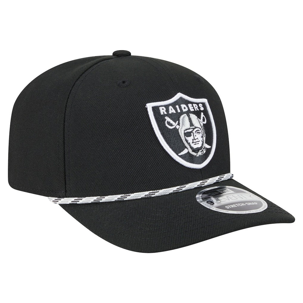 Las Vegas Raiders New Era Gameday Multi Rope 9SEVENTY Stretch-Snap Hat Black - NFL