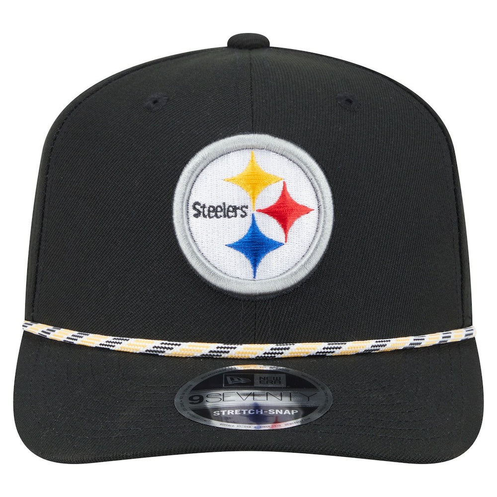 Pittsburgh Steelers New Era Gameday Multi Rope 9SEVENTY Stretch-Snap Hat Black - NFL