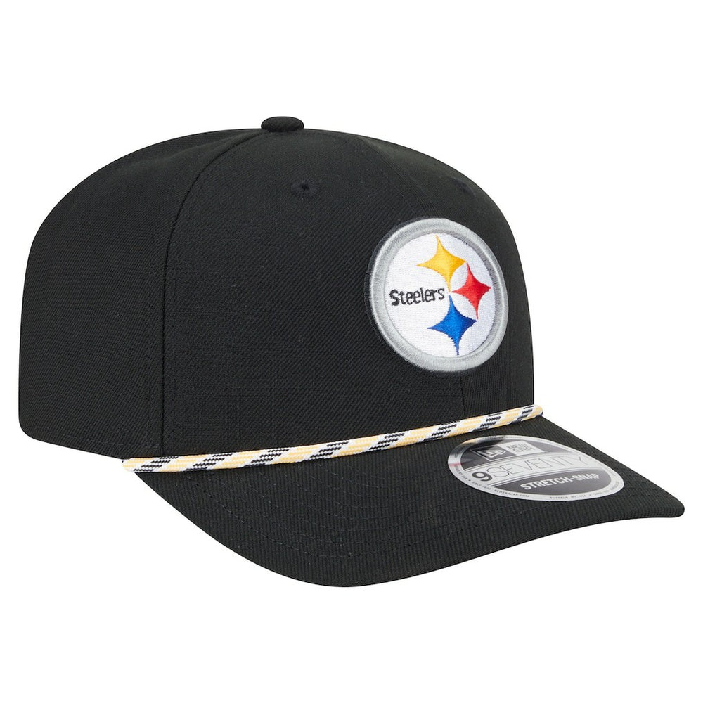Pittsburgh Steelers New Era Gameday Multi Rope 9SEVENTY Stretch-Snap Hat Black - NFL