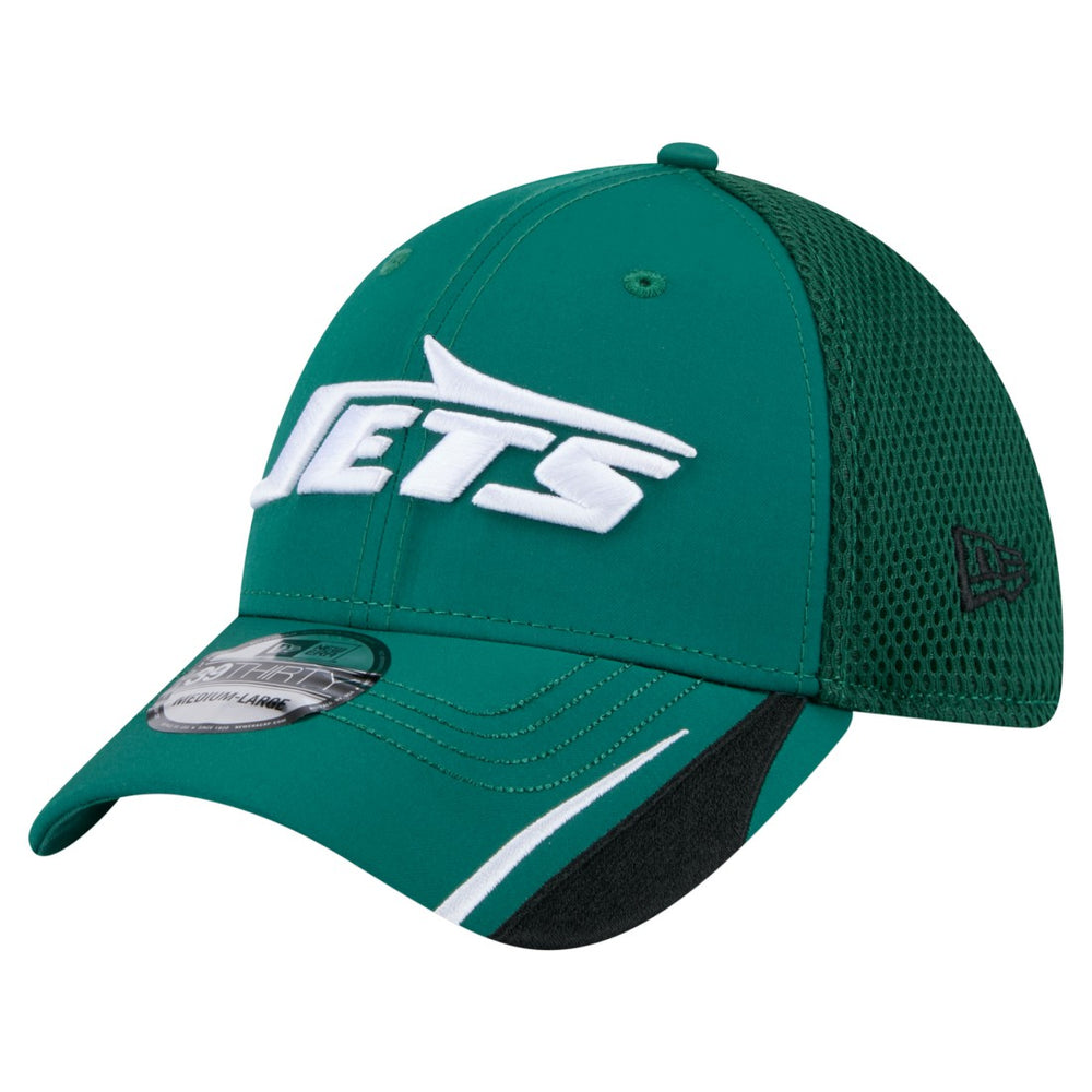 New York Jets New Era Game Day Linear 39THIRTY Flex Hat Green - NFL